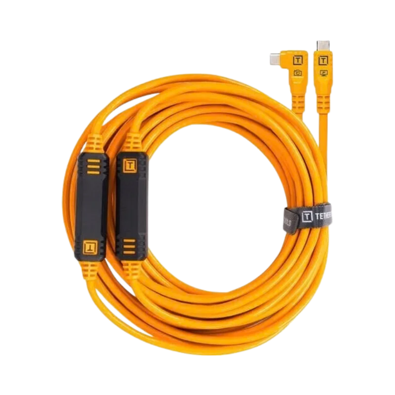 Tether Tools TetherPro USB-C to USB-C 5G Straight to Right Angle Cable (31 ft)